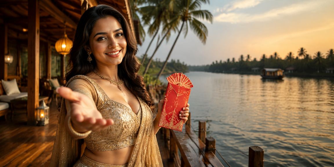Festive casino bonus event in Kerala with Bollywood theme